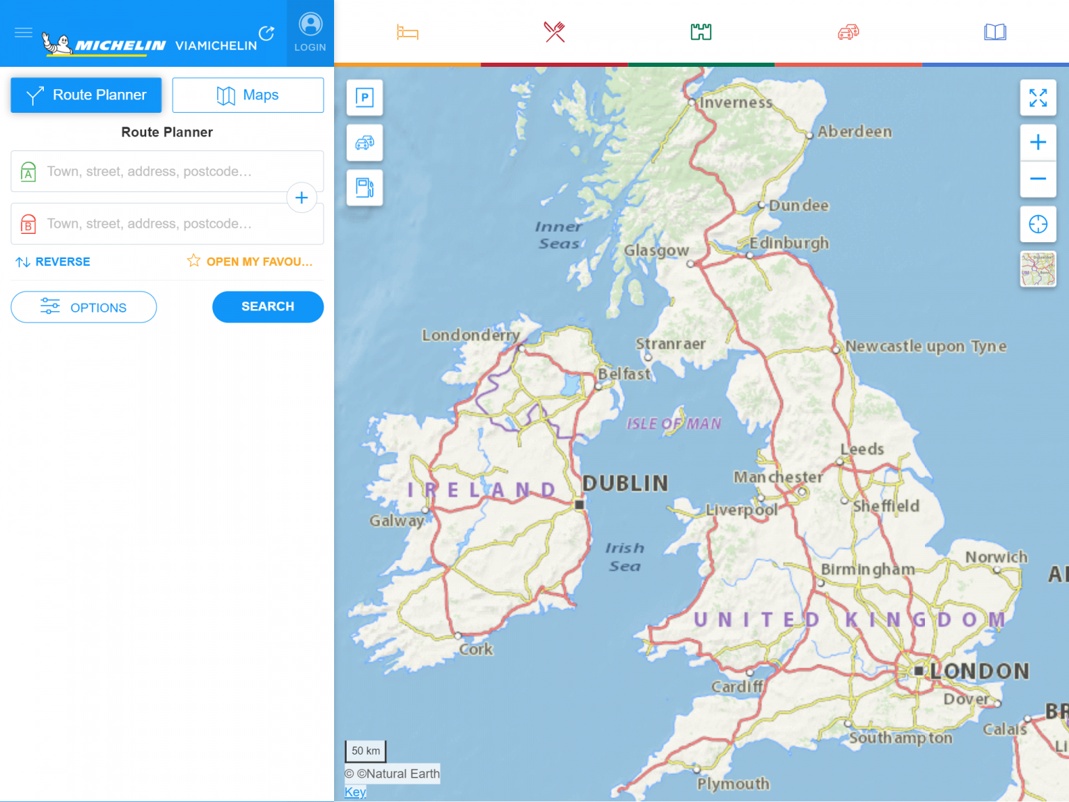 Viamichelin Route Planner And Finder Get Driving Directions And Maps